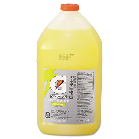 Gatorade Liquid Concentrate, Lemon-Lime, One Gallon Jug, PK4 03984